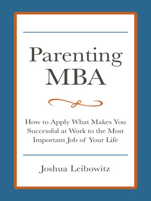 cover image of Parenting MBA